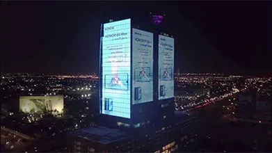 Honor 8X Max LED screen video in Riyadh KSA by Xmotion Studio